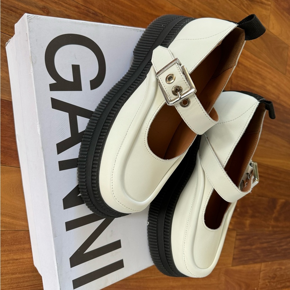 Ganni Creeper Mary Janes NEW size38